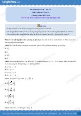 Đề thi học kì 2 Toán 10 - Đề số 8